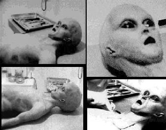 Fotogramas de los supuestos extraterrestres de Roswell