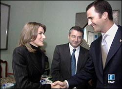 Felipe de Borbón y Letizia Ortiz en la entrega de los Premios Príncipe de Asturias