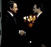 José Luis Rodríguez Zapatero se reunió con el presidente del Gobierno aragonés, Marcelino Iglesias