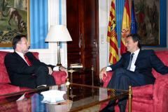 José Luis Rodríguez Zapatero y Marcelino Iglesias