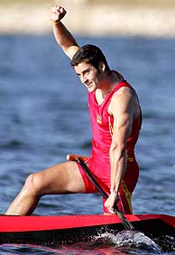 David Cal, oro en C1 1000 y plata en C1 500, el gran héroe español en los Juegos de Atenas