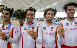 El equipo de ciclismo en pista fue el que mayores alegrías deparó; dos platas y dos bronces así lo demuestran