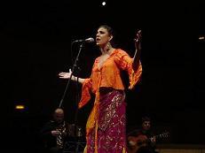 La bailarina Ana Salazar actuó en la clausura