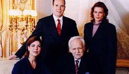 Foto de la familia real monegasca