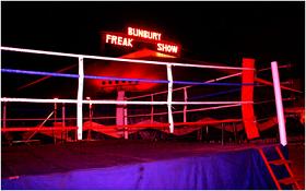 Entrada al Freak Show de Bunbury