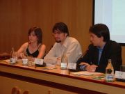 Susana Oliván, José Carlos Royo y Héctor Mendal en el acto conmemorativo del IV Centenario de El Quijote