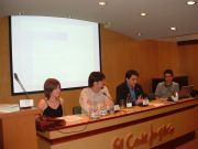 Oliván, Royo y Mendal en la Sala del Ámbito Cultural de El Corte Inglés